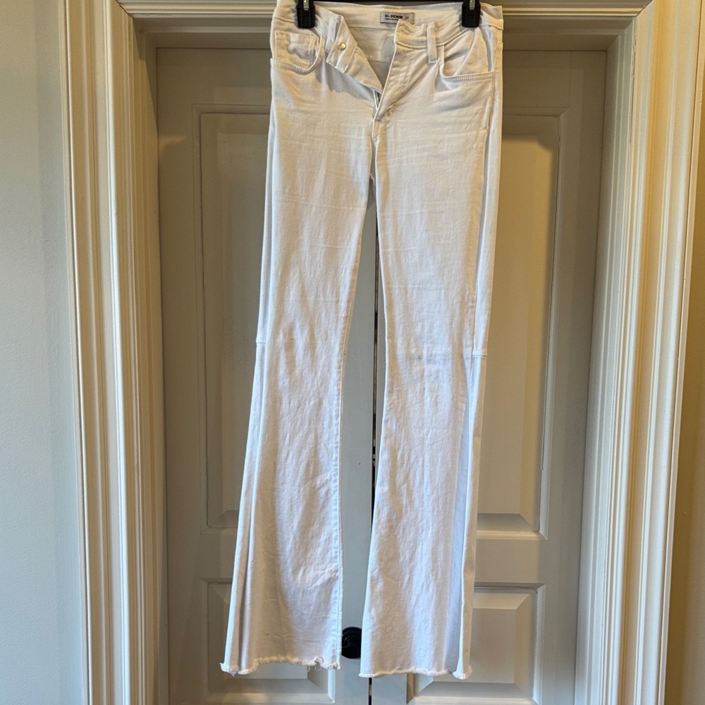 O2 Denim - White Flared Jeans